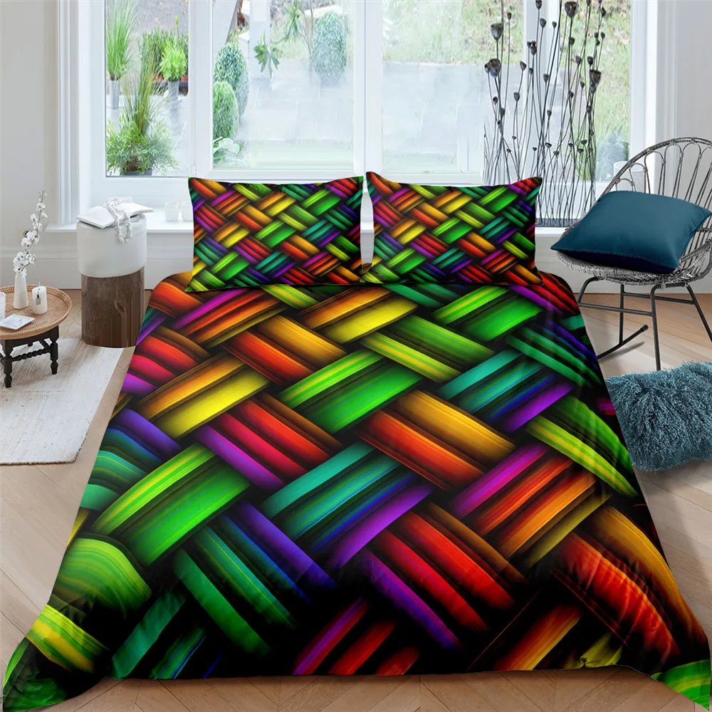 

Bedding Set Comforter Sets Duvet Cover Home Textiles Luxury Pillowcases Pattern King Queen Single Full Size For Bedroom
