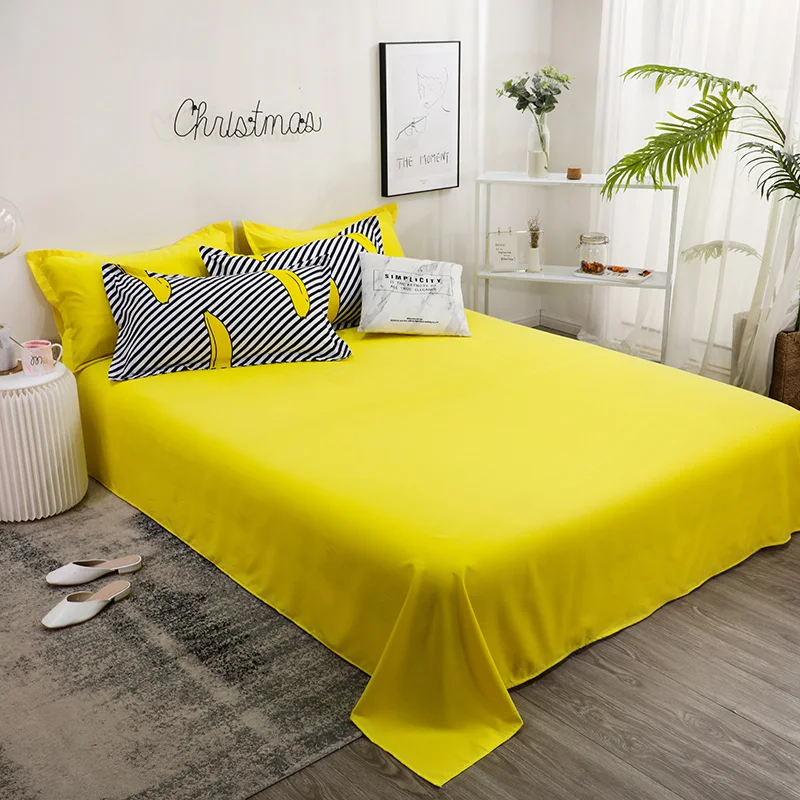 Комплект постельного белья с рисунком банана и желтого цвета домашний декор - Фото №1