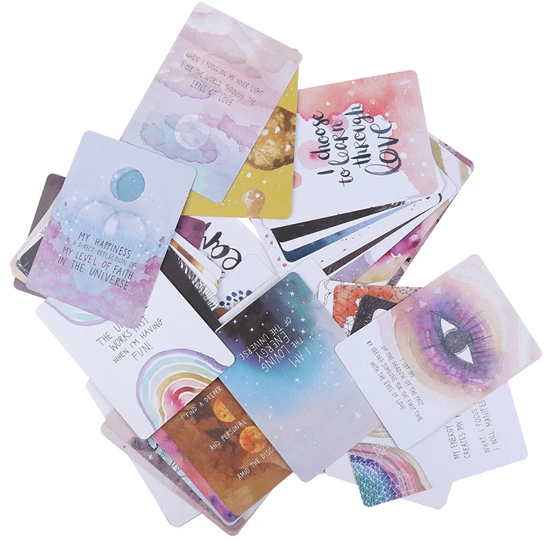 52 карты/набор полные английские вселенные oracle карты палуба таинственные Таро