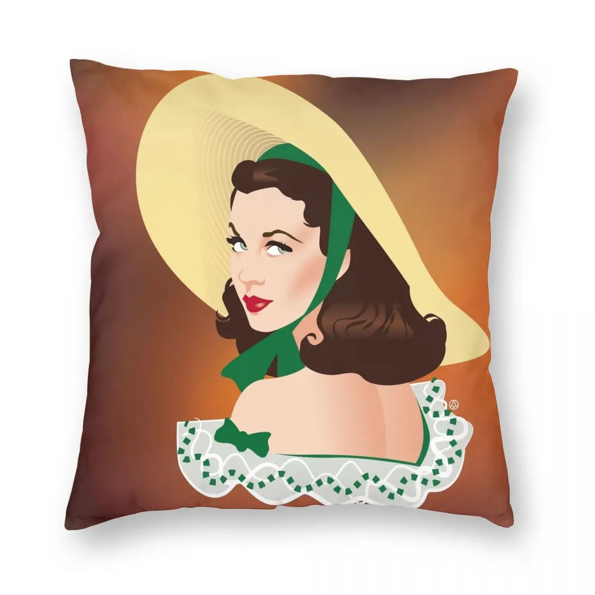 

Barbecue Pillowcase Polyester Linen Velvet Creative Zip Decor Home Cushion Cover 45x45