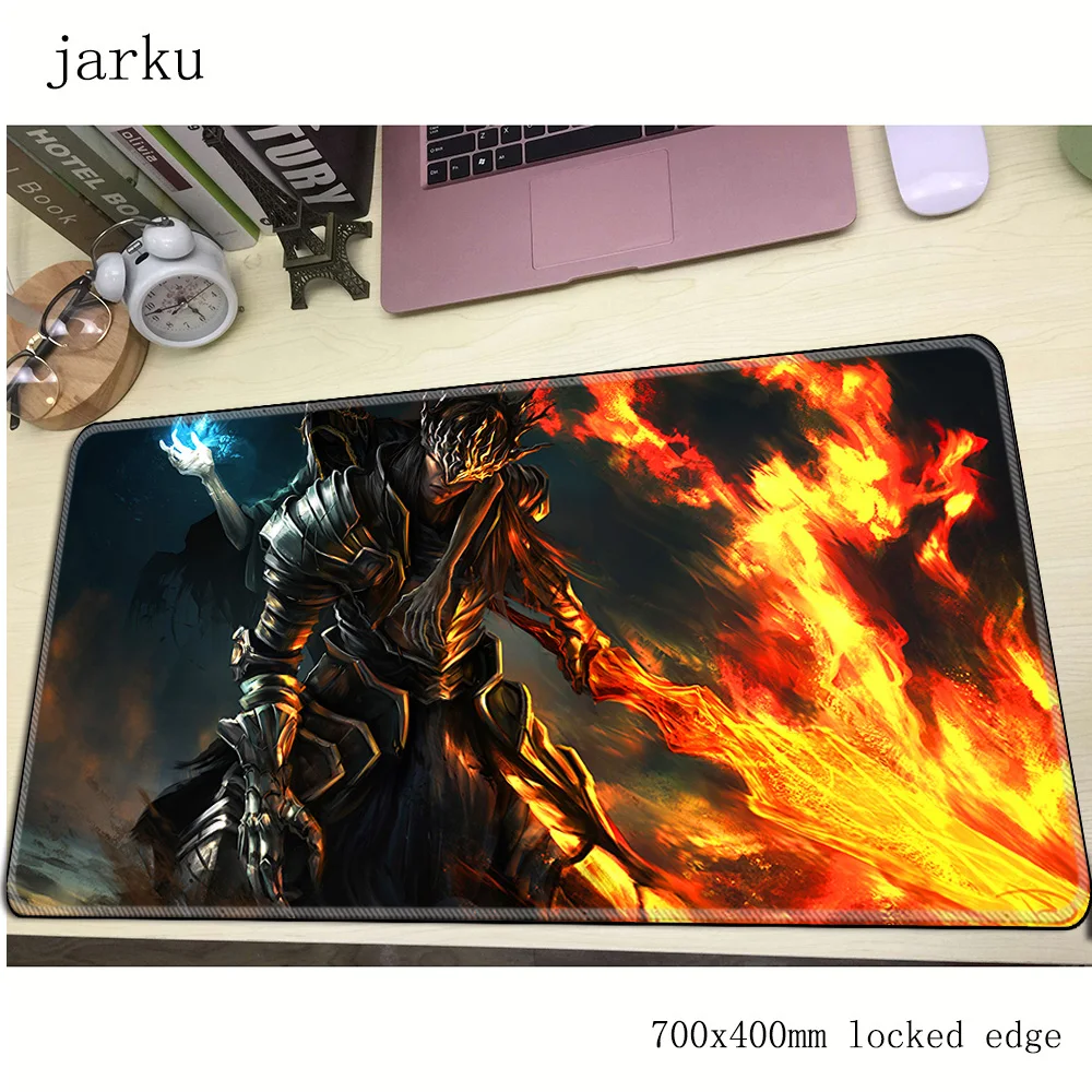 Коврик для мыши dark souls, геймер, 700x400 мм, коврик для мыши notbook, большой игровой коврик для мыши, большой куполообразный коврик для мыши, стол для компьютера, padmouse