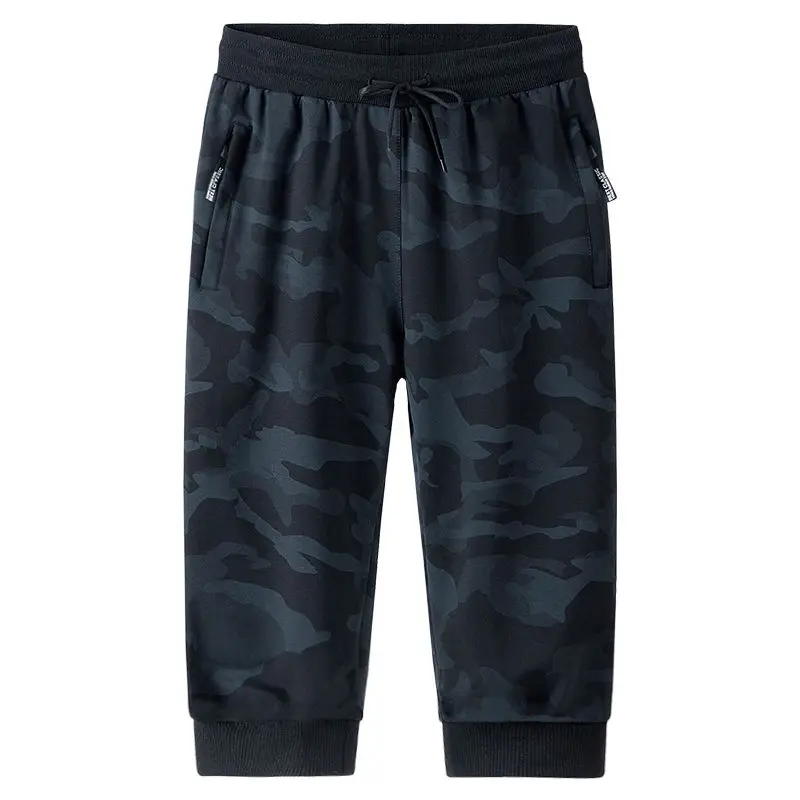 

Camouflage Shorts Mens Clothing Cotton Shorts Calf-Length Pants Capris Men's Casual Sports Pants Summer Loose Oversized M-8XL
