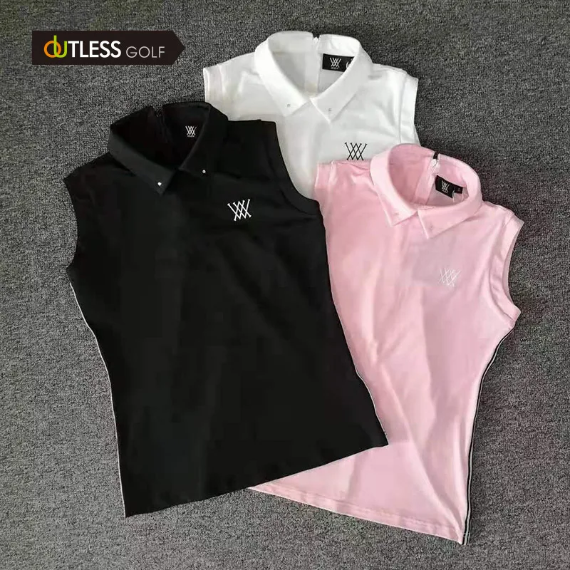 Женская рубашка без рукавов Golf облегающая Удобная дышащая и быстросохнущая с