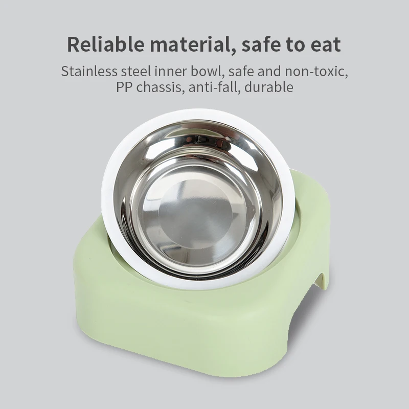 Smartpet 8 градусов собака Кот Еда миски из нержавеющей стали домашних животных