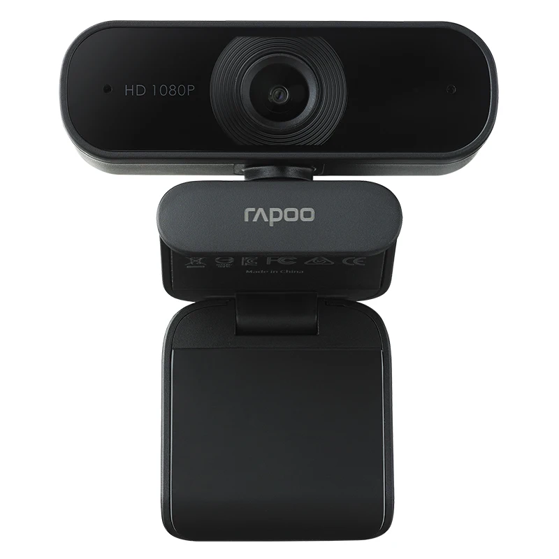 

Оригинальная веб-камера Rapoo C260 HD 1080P с USB и микрофоном, вращающиеся камеры для прямой трансляции, видеовызова, Конференции