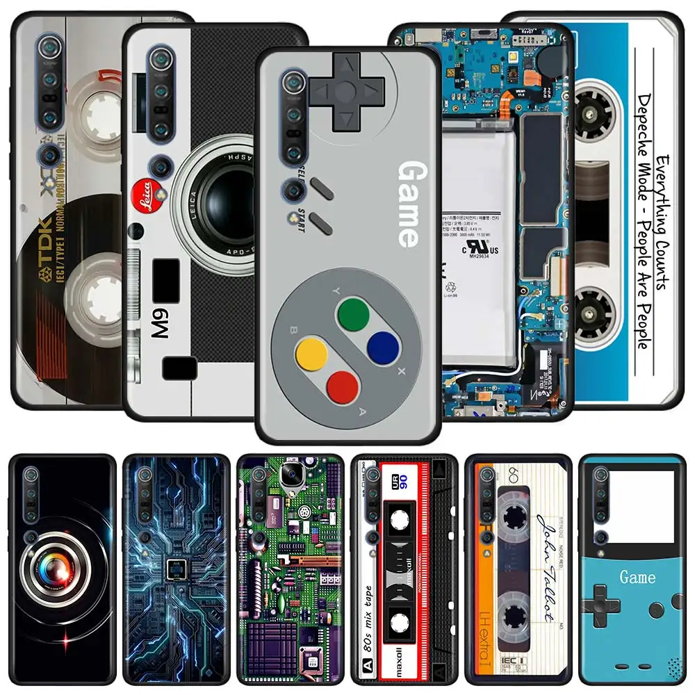 case for xiaomi mi poco x3 nfc m3 9t note 10 lite 5g 9 pro 10t cc9 cc9e back phone cover soft shell capa camera cassette music free global shipping