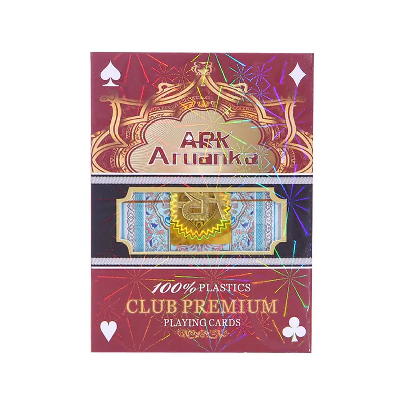 Водонепроницаемые пластиковые игральные карты высокого качества ПВХ покер