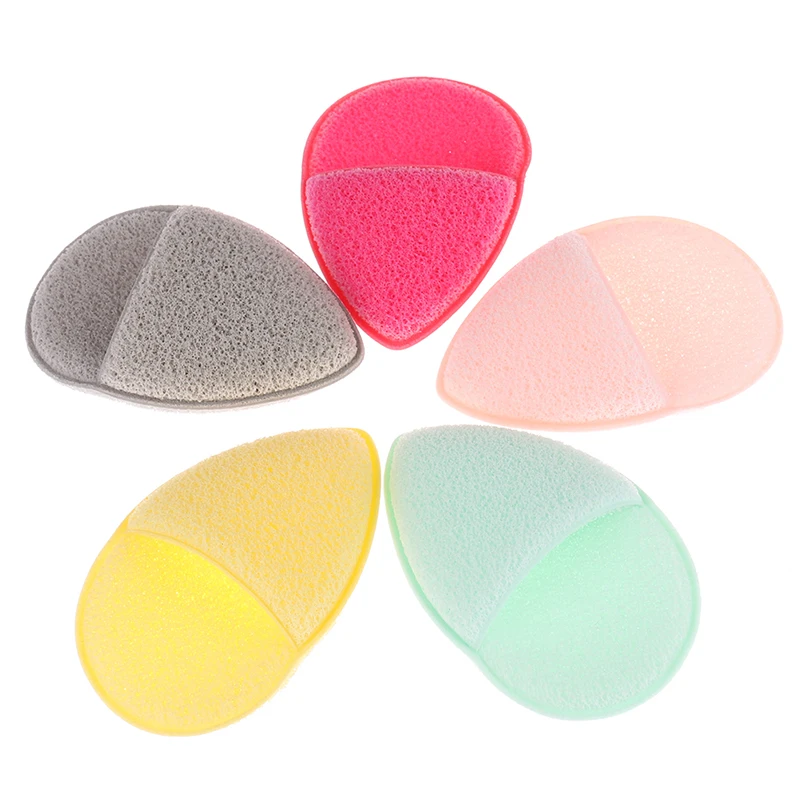 1pc Konjac Sponge Cosmetic Puff Water Drop Shaped Make Up Face Wash Cleaning Tools Random |