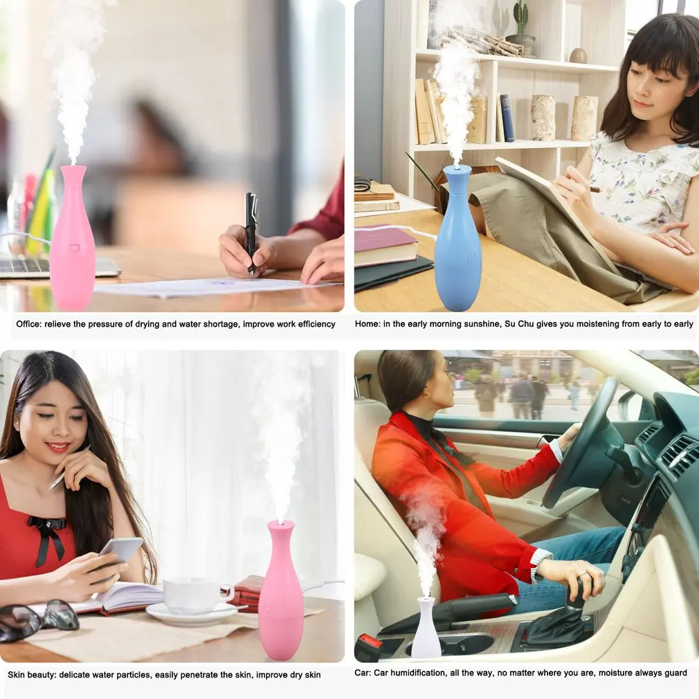 

Usb Desktop Small Mute Household Humidifier Air Aromatherapy Usb Atomizer Diffuser Ultrasonic Mist Atomizer