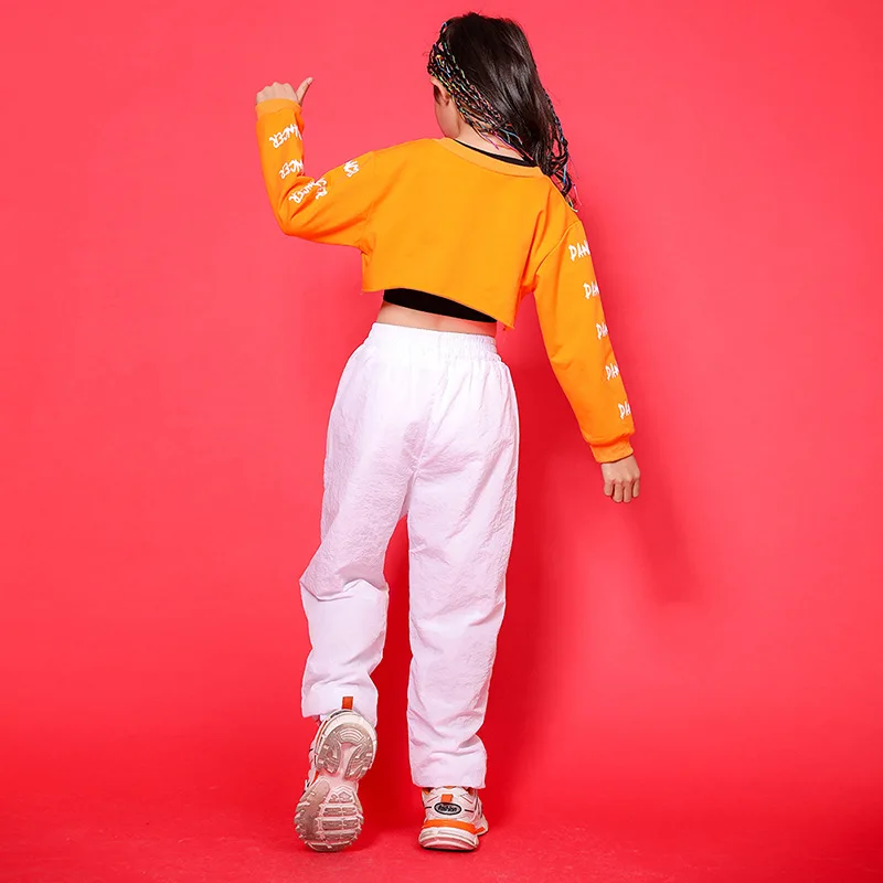 Детская одежда в стиле хип-хоп толстовка свитшот топ укороченные повседневные