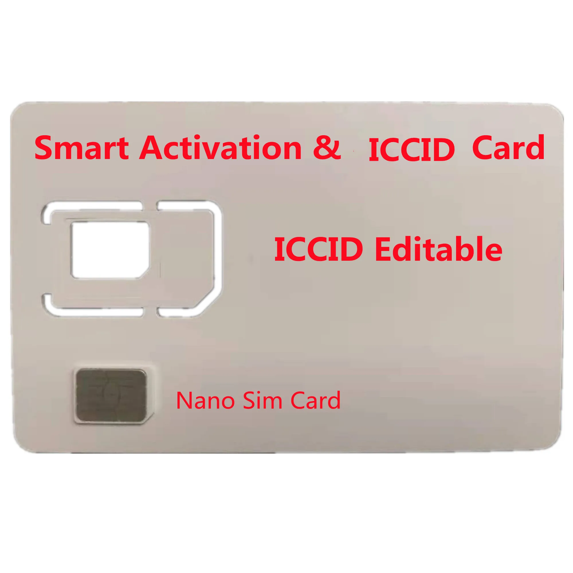 Смарт-карта GN SIM USIM ICCID режим Nano записываемая программируемая карта подходит для
