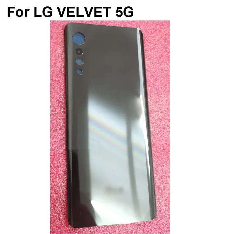 For LG VELVET 5G Back Battery Cover Rear Door Housing case Rear Glass Repair parts For LG VE LVET 5G