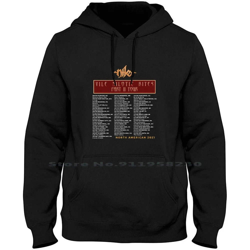 

2021 Tour Dates Nile Vile Nilotic Rites Part 2 Men Women Hoodie Sweater 6XL Big Size Cotton Tour Part Nile Date 2021 Art To