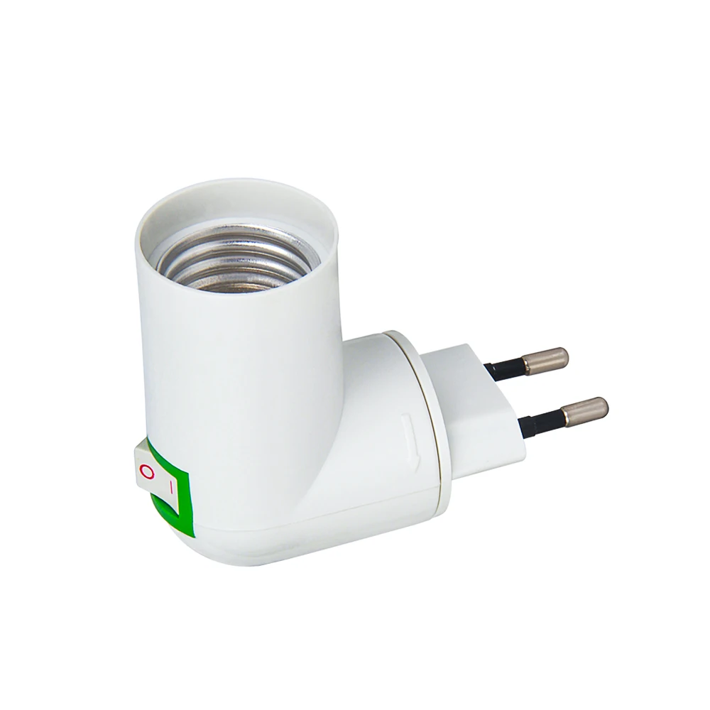 Светодиодный светильник лампы держатель адаптер конвертера Разъем US/EU Plug ПБТ ПП