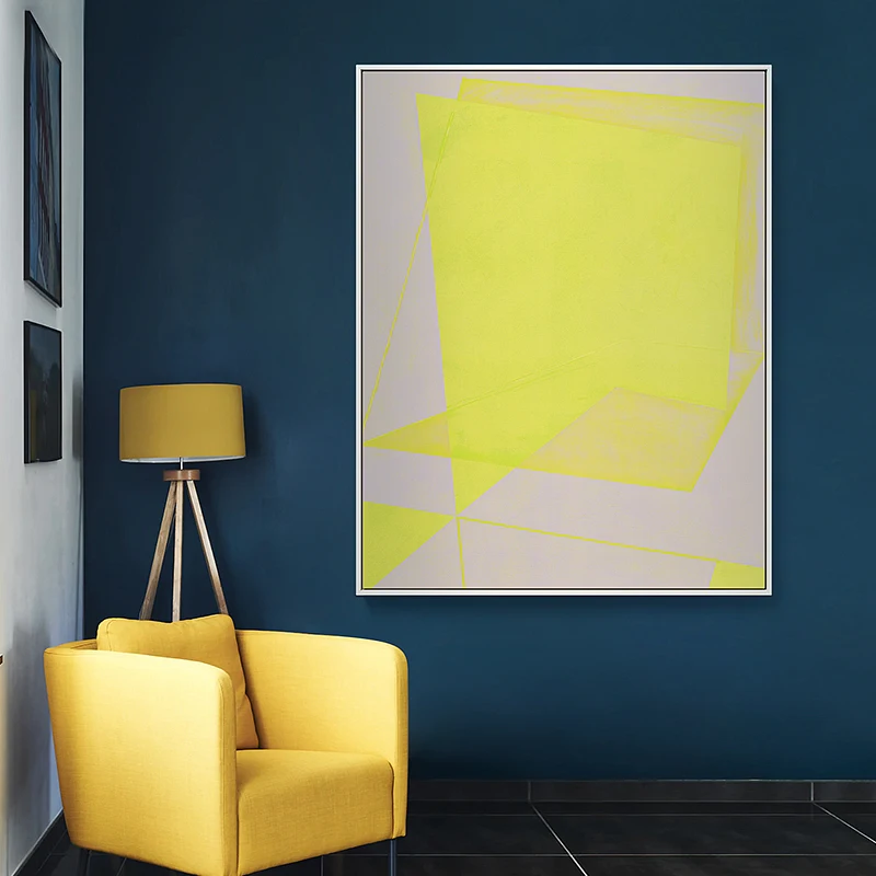 

Modern Abstract Decorative Painting Sharply Vertical Painting Painting Art Paintings Mural Creative Yellow Canvas Oil Paintings