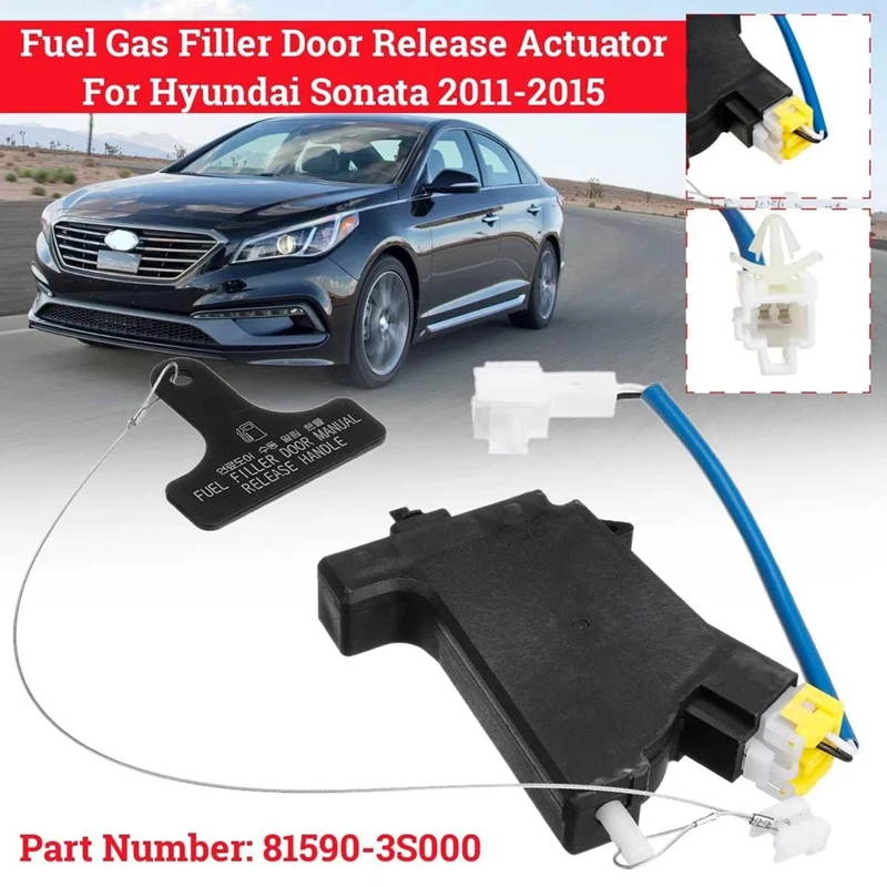 

815903S000 81590-3S000 Fuel Gas Filler Door Opener Actuator for Hyundai Sonata 2011-2015