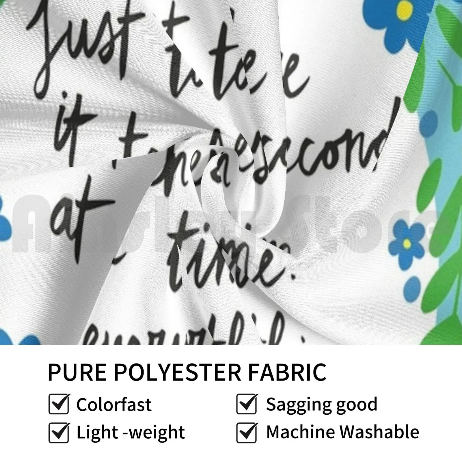 Тень секунд | Синий Гобелен для гостиной спальни Небьющийся Кимми Шмидт десять 10