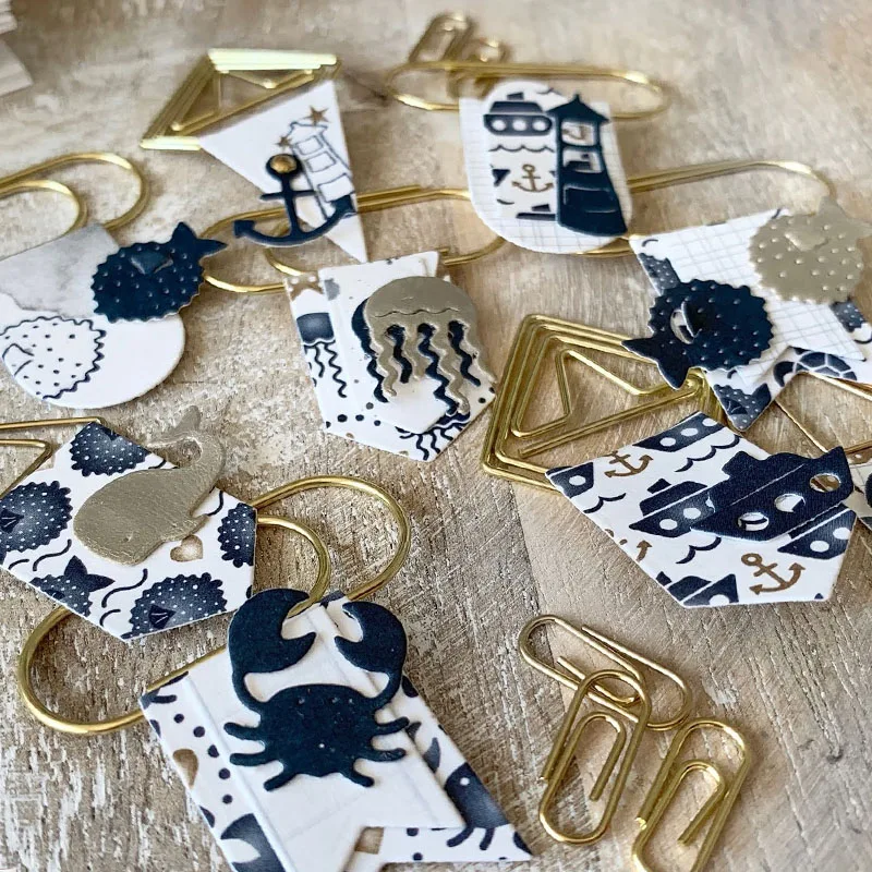 Нежный Маяк Корабль Парусник штурвал якорь металлические высекальные формы