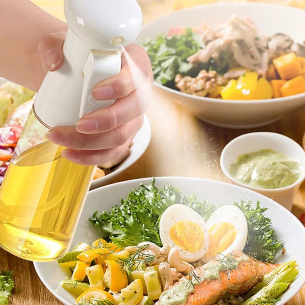

210ml Oil Spray Bottle Kitchen Oil Bottle Cooking Baking Accessories Vinegar Mist Sprayer Barbecue Spray Bottle Cooking BBQ Tool