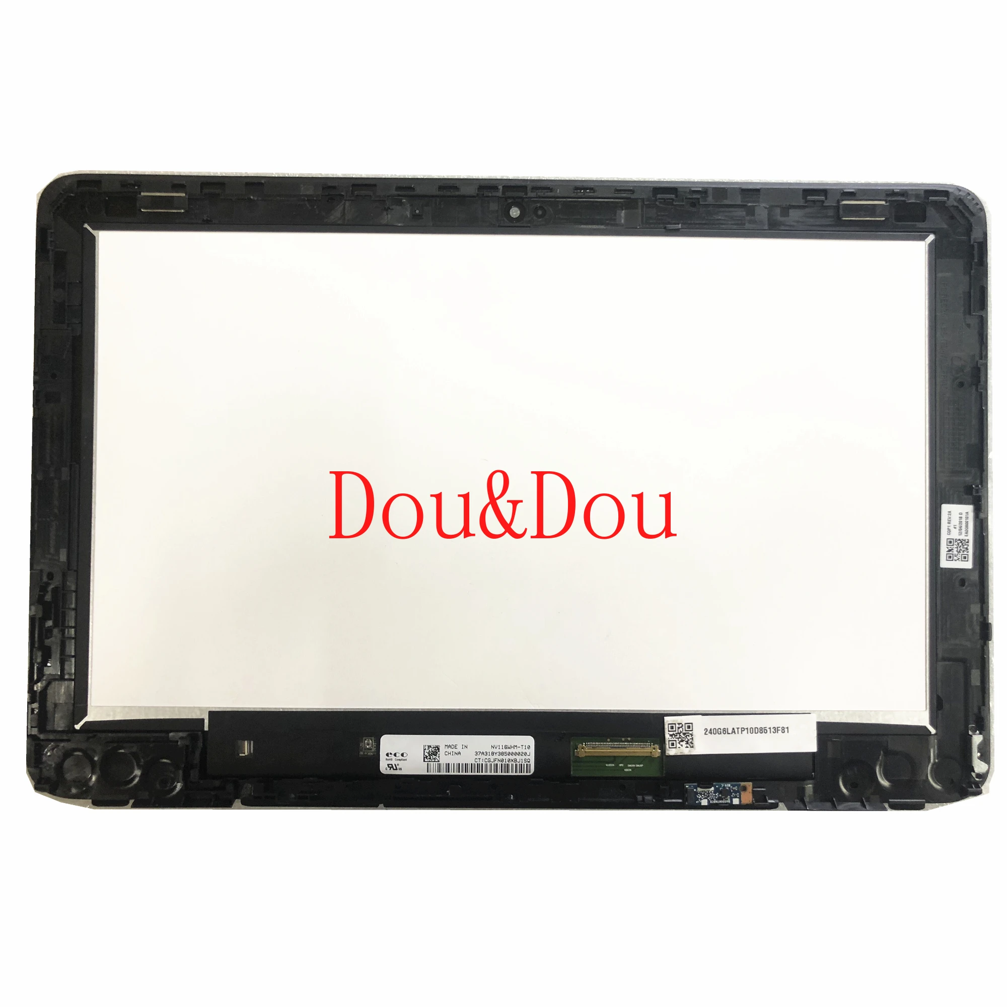 

NV116WHM-T10 11.6'' Laptop LCD SCREEN Touch Screen Digitizer Assembly For HP Probook x360 11 G2 EE Frame Display