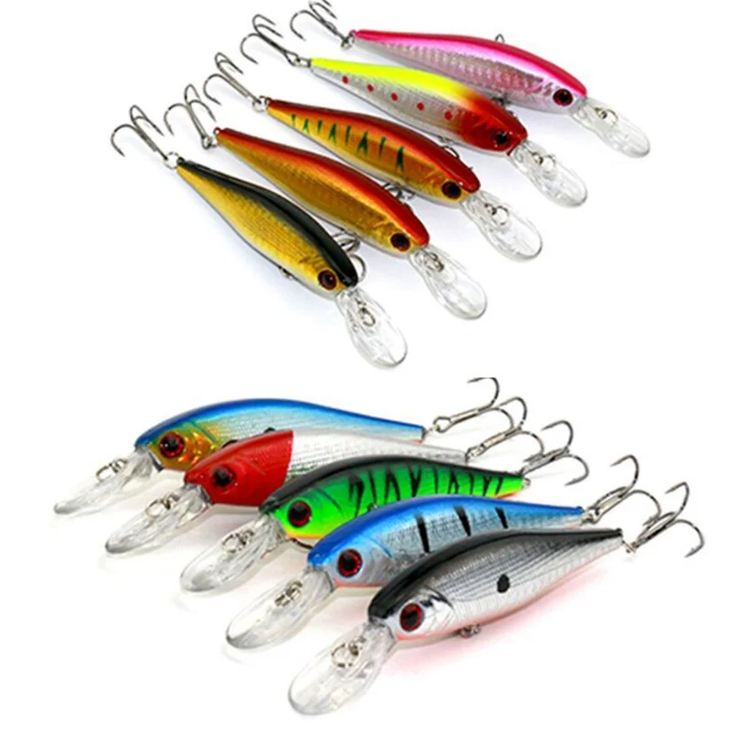 Htdob 40 шт./компл. всевышняя Смешанная рыболовная приманка набор приманок воблер