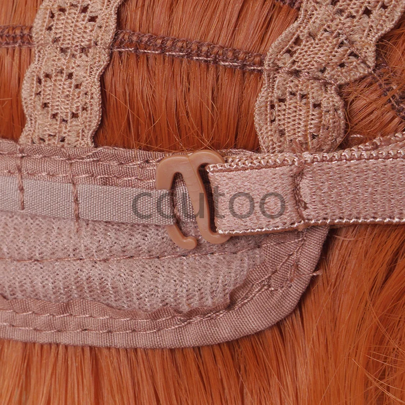 ccutoo Däumelinchen-Perücke, 100 cm langes lockiges Kunsthaar, Cosplay-Kostüm, Perücken, Chip-Pferdeschwanz + kostenlose Perückenkappe – Detail 6