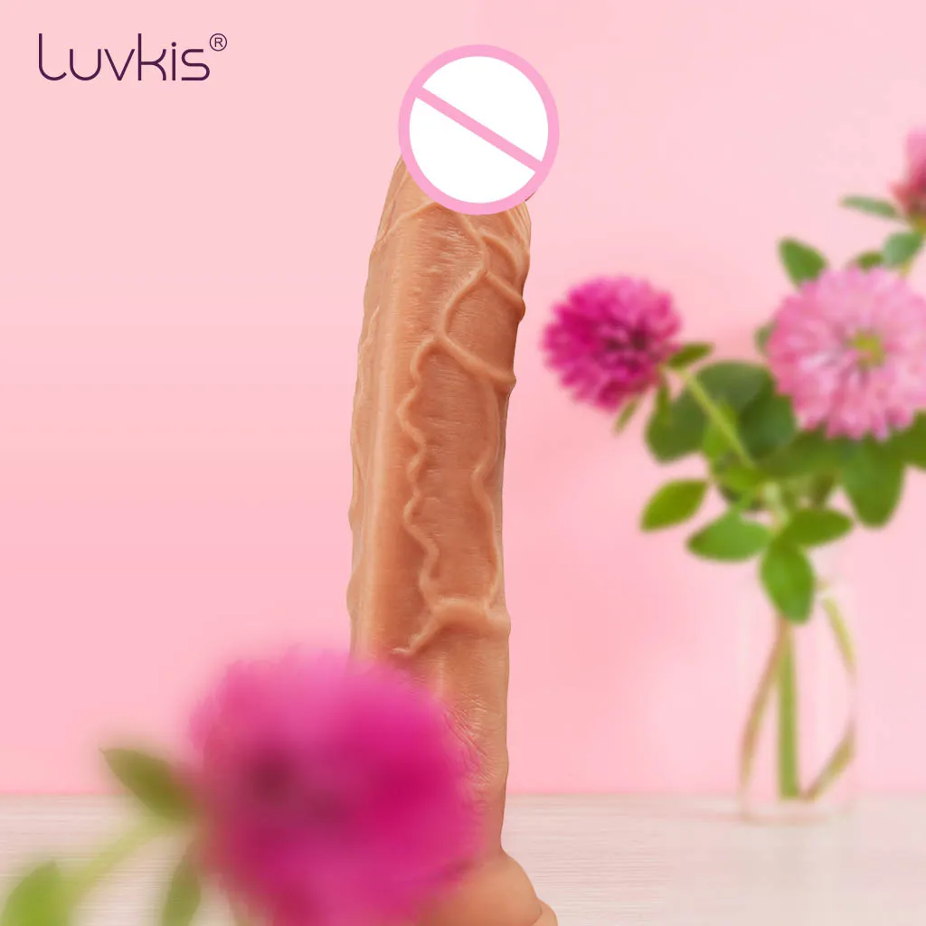 Luvkis 12 дюймов большой фаллоимитатор реалистичный для женщин полный шар фало