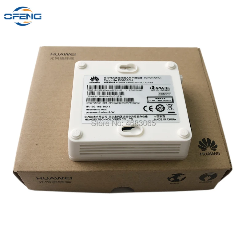 

original huawei ont EG8010H GPON onu FTTH ont modem 1GE SC UPC interface Fiber Optic Router Without Single Box