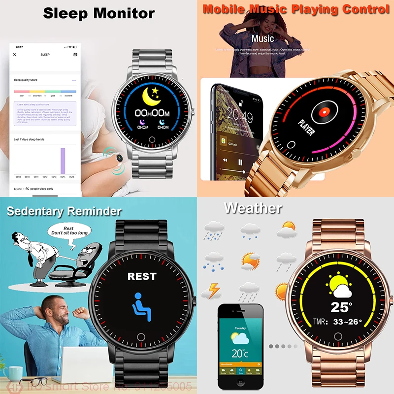 Смарт часы Trosmart мужские и женские электронные смарт для Android IOS фитнес трекер из