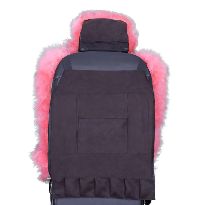 KAWOSEN 1 шт. универсальные чехлы на передние сиденья автомобиля из цельной овчины