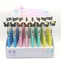 48 pcslot creative butterfly mechanical pencil cute automatic pen stationery gift school office writing supplies