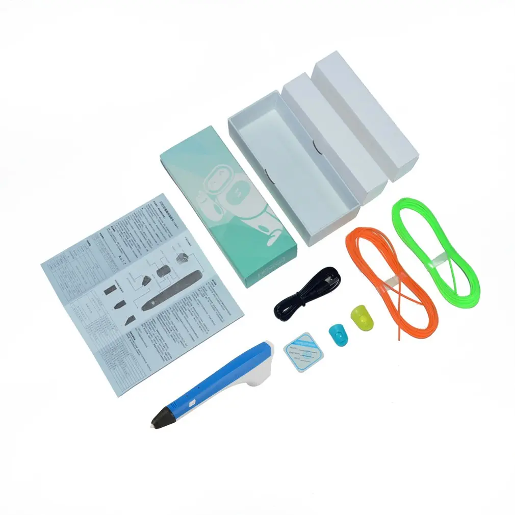 Портативная ручка с 3D принтом детская граффити рисование моделирование забавный