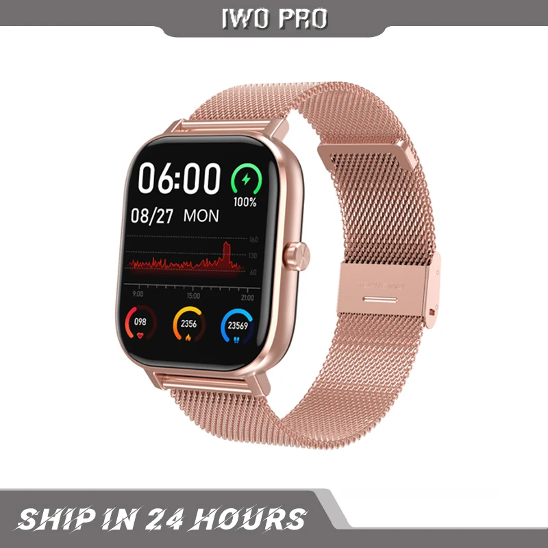 

IWO PRO DT35 + Pro 1.75 Smart Watch 2020 Wristwatch ECG Smartwatch Heart Rate Monitor Fitness Tracker IP67 Waterproof