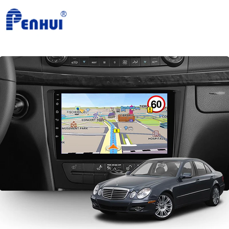 Автомобильный DVD-плеер для Mercedes Benz E Class W211 CLS 2002- 2008 Android автомобильное радио