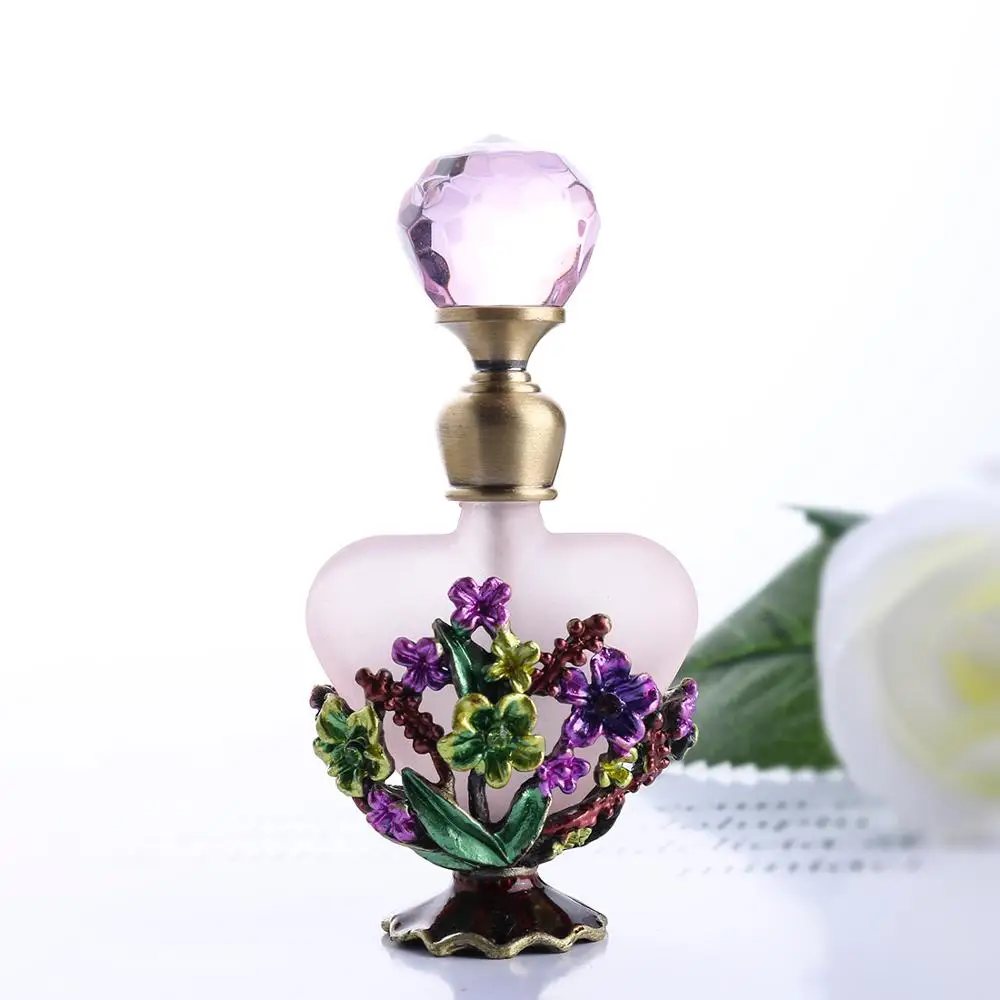 Флакон для духов ручной работы H & D 8 мл винтажный волшебный фиолетовый