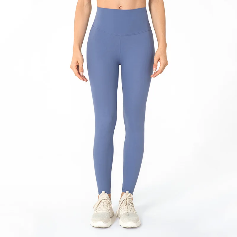 

Skin-friendly Nude Feel Yoga Pants Women Gym Clothing Workout Tights High Waist Butt Lifting Sport Leggings Running Fitness Pant