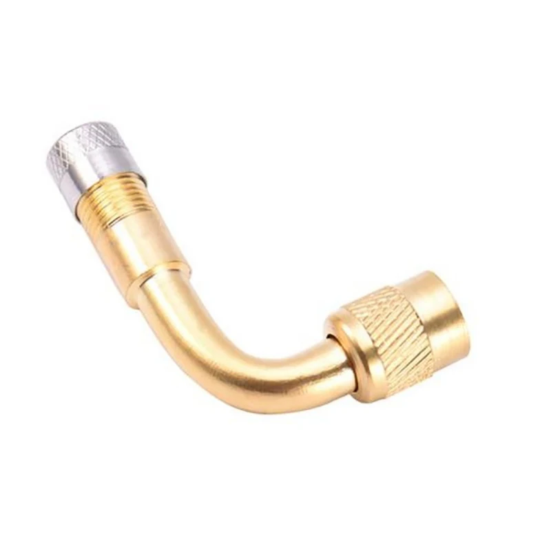 Auto Truck Motorcycle Car Angle Brass 45/90/135 Degree Air Tyre Valve Extension Adaptor Schrader Stem Wheel Tires Parts | Спорт и