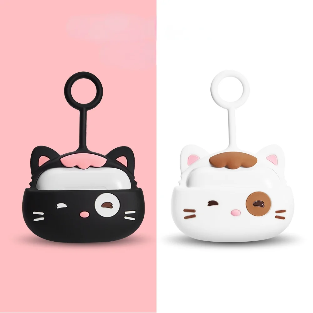 

Чехол для наушников AirPods, забавный защитный чехол с кольцом на палец для Airpods 3