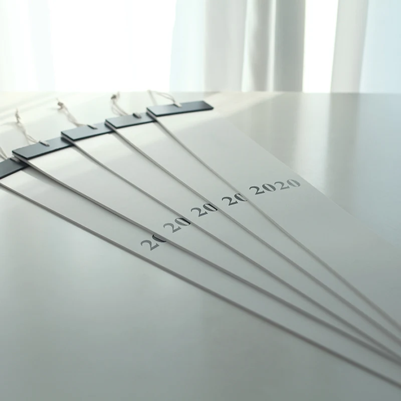 Минималистичный календарь 2020 подвесные украшения для дома аксессуары бумажные