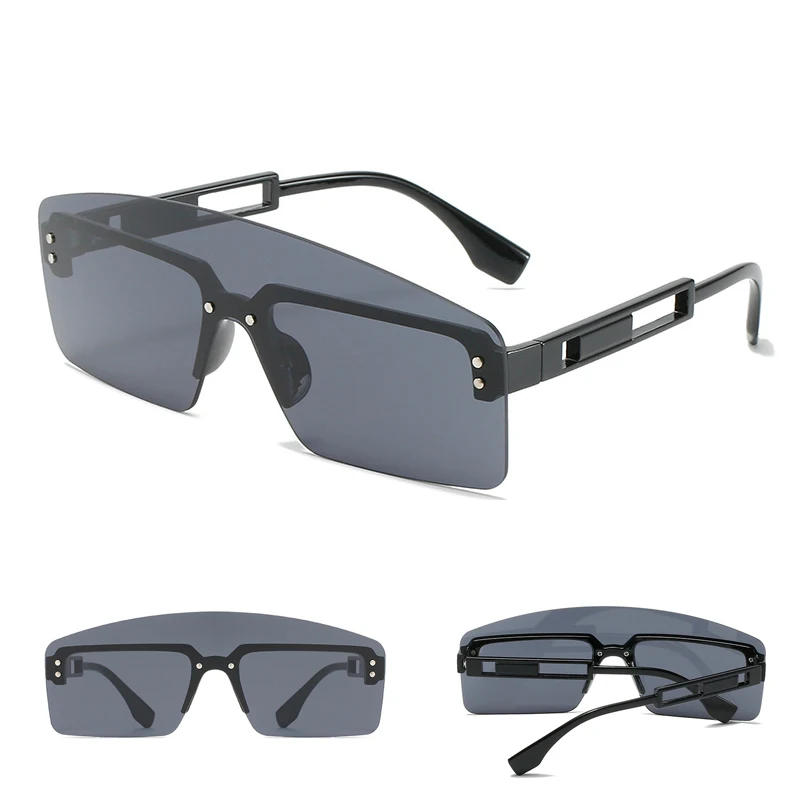 

Новинка 2021, солнцезащитные очки, модные цельные солнцезащитные очки для женщин, модные современные солнцезащитные очки с цветными линзами ...