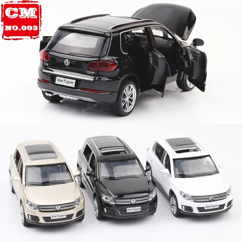 

1:32 Volkswagen Tiguan Car Model Alloy Car Die Cast Toy Car Model Pull Back Children's Toy Collectibles Free Shipping