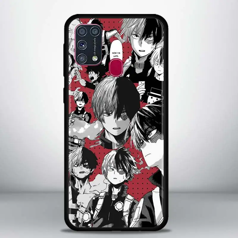

Phone Case For Samsung Galaxy M51 M31 M30s M31s M21 M11 F41 Soft Cover TPU Shell Protetta Guscio My Hero Academia Deku