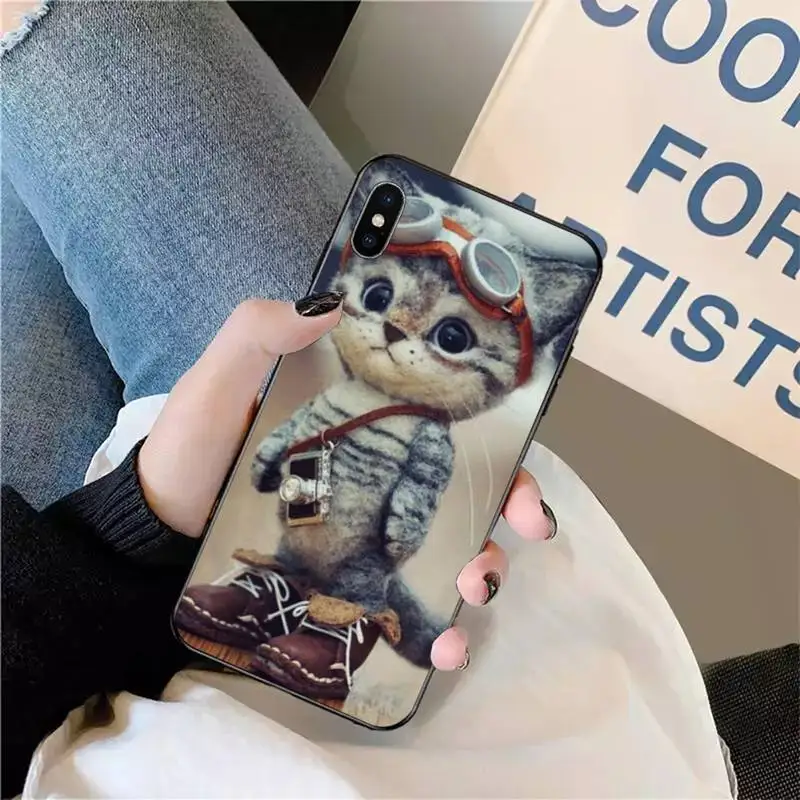 

Animal Cat Phone Case for iPhone 11 12 pro XS MAX 8 7 6 6S Plus X 5S SE 2020 XR mini