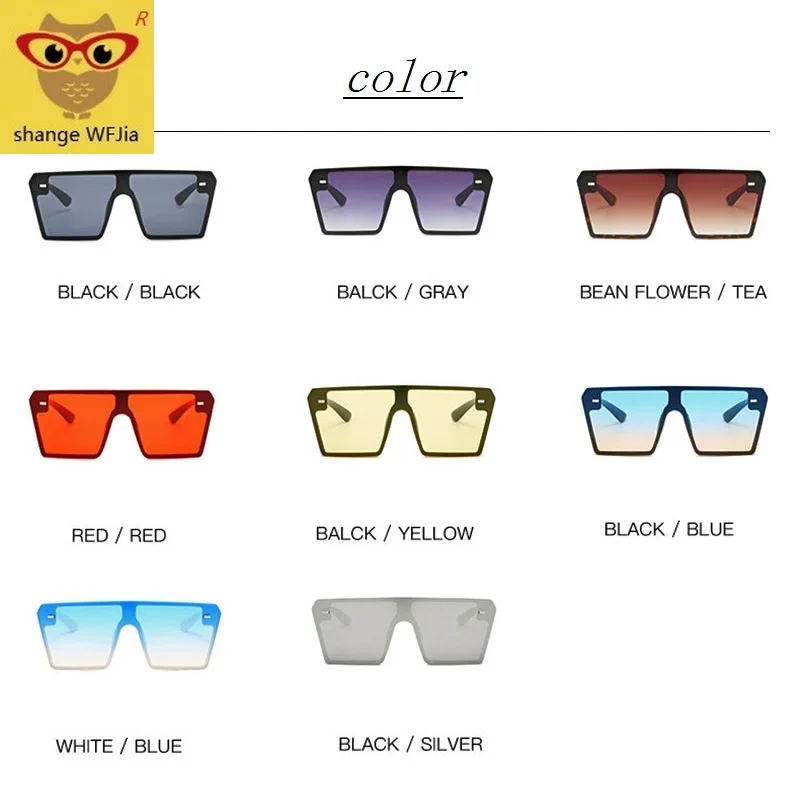 Очки солнцезащитные большие квадратные для мужчин и женщин роскошные модные