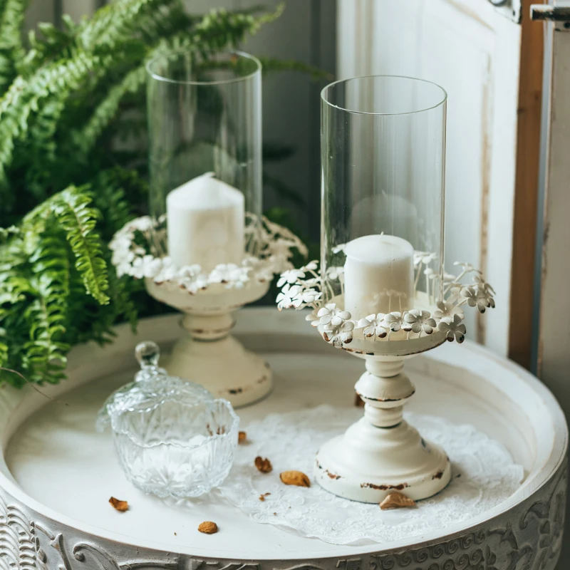 

Винтажный Европейский подсвечник, металлические аксессуары для украшения стола