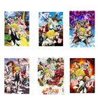 2020 карнавальный костюм в стиле аниме; Семь смертных грехов Nanatsu no Taizai фелек x Елизаветы Аниме Манга настенный художественный плакат для дома украшения