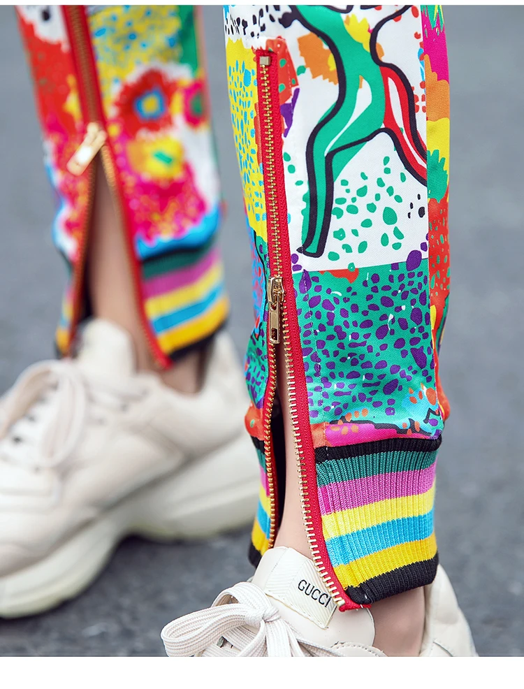 

Korean 2020 Spring Autumn Tracksuit Women Camouflage Print Hooded Coat Streetwear Elastic Waist Pants Ropa Mujer Casual Ensemble