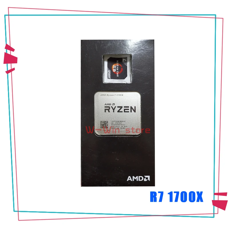 Процессор AMD Ryzen 7 1700X R7 1700X3,4 ГГц Восьмиядерный процессор YD170XBCM88AE разъем AM4