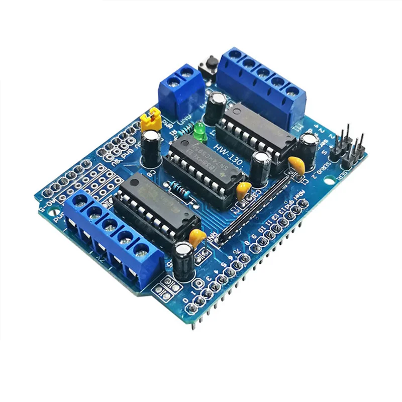 L293D двойной щит привода управления двигателем для arduino Mega2560 4 канальный L293 Плата