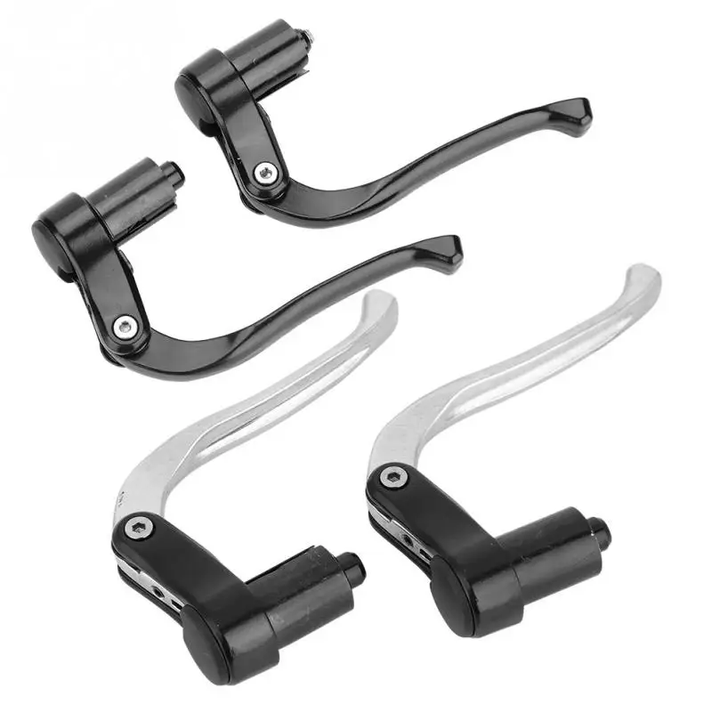 1 Pair Bike Brake Levers Folding Handle Lightweight Aluminum Alloy Mountain Road Bicycle Lever Parts | Спорт и развлечения